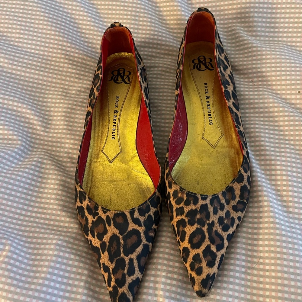 Rock & Republic Leopard Print Heels